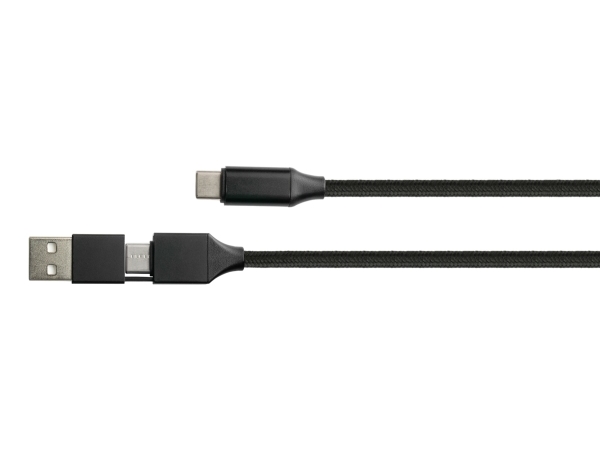 Python Py-Usb002s, 1 M, Usb A/Usb C, Usb C, 0,48 Gbit/Sek., Sort