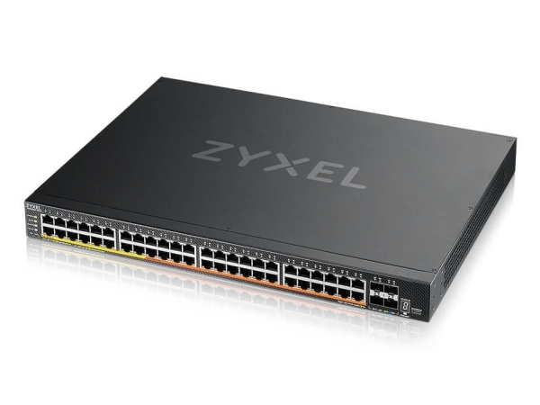 Zyxel XMG2230-52HP 2,5G L2/L3 PoE++ administreret switch - 48 porte, 1U, sort