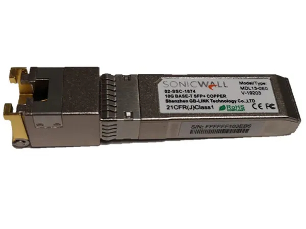 Sonicwall - Sfp+-Transceiver-Modul - 10 Gige - 10Gbase-T - Rj-45