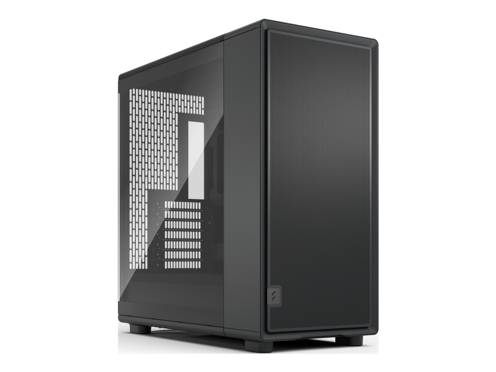 Fractal Design Epoch XL TG - Datorlåda - utökad ATX - genomskinlig sidopanel (härdat glas) - ingen strömförsörjning (ATX) - svart, ljust - USB/ljud | Datorkomponenter - Datorchassin & Tilbeör | GameStuff