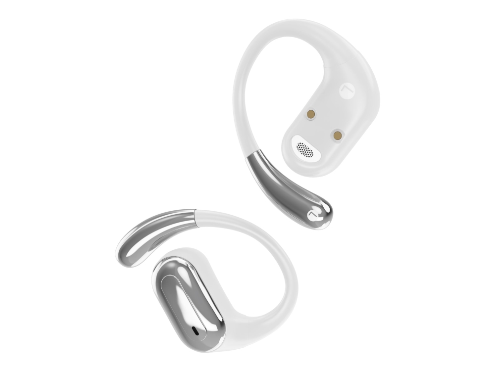Gmb Audio - Ægte Trådløse Øretelefoner Med Mik. - Åbent Øre - Over Øret-Montering - Bluetooth - Hvid