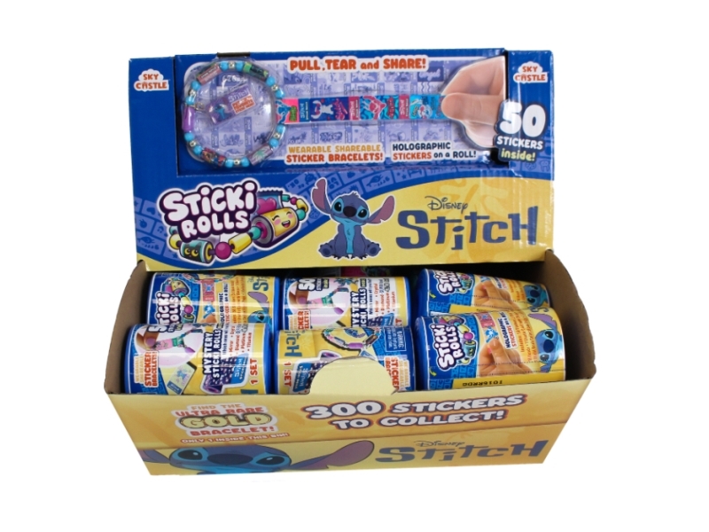 STICKI ROLLS STITCH bracelet with accessories and stickers