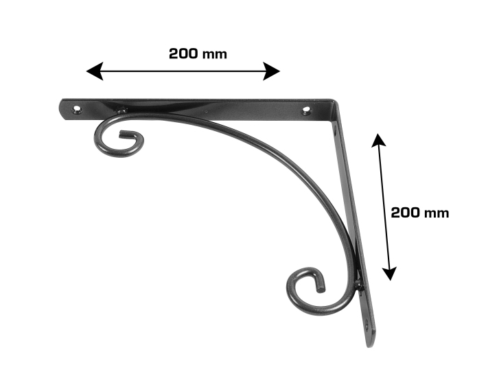 Home>it® almue hyldeknægt 20 x 20 cm antracit | Huset - Inredning - Konsoler & Hyllor | GameStuff