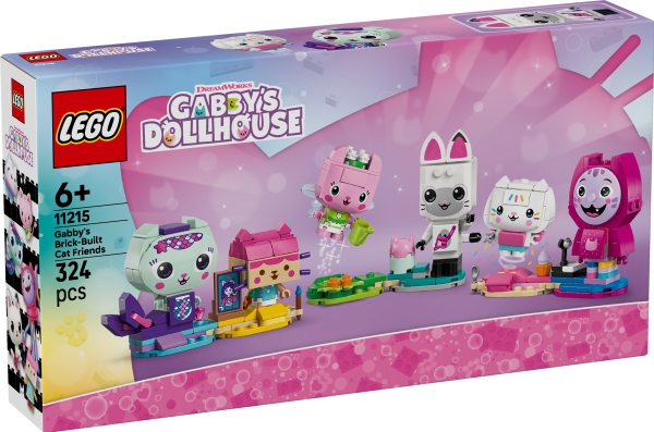 Lego Gabby's Dollhouse 11215 Gabbys Katzenfreunde Aus Lego Steinen