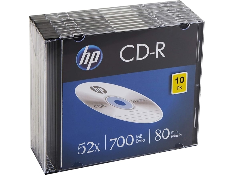 HP CRE00085, 52x, CD-R, 700 MB, 10 stk