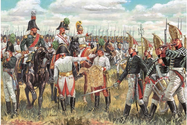 Italeri 6037 - Austrian & Russian General Staff Byggesæt - 1:72