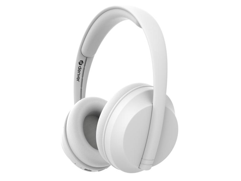 Denver Bth-235W, Trådløs, Opkald/Musik, Headset, Hvid