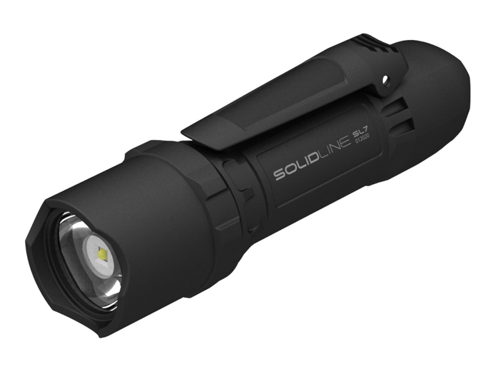 Ledlenser Solidline Sl7 - Lommelygte - Led - 3-Modus - Hvidt Lys - 6500-7500 K - Sort