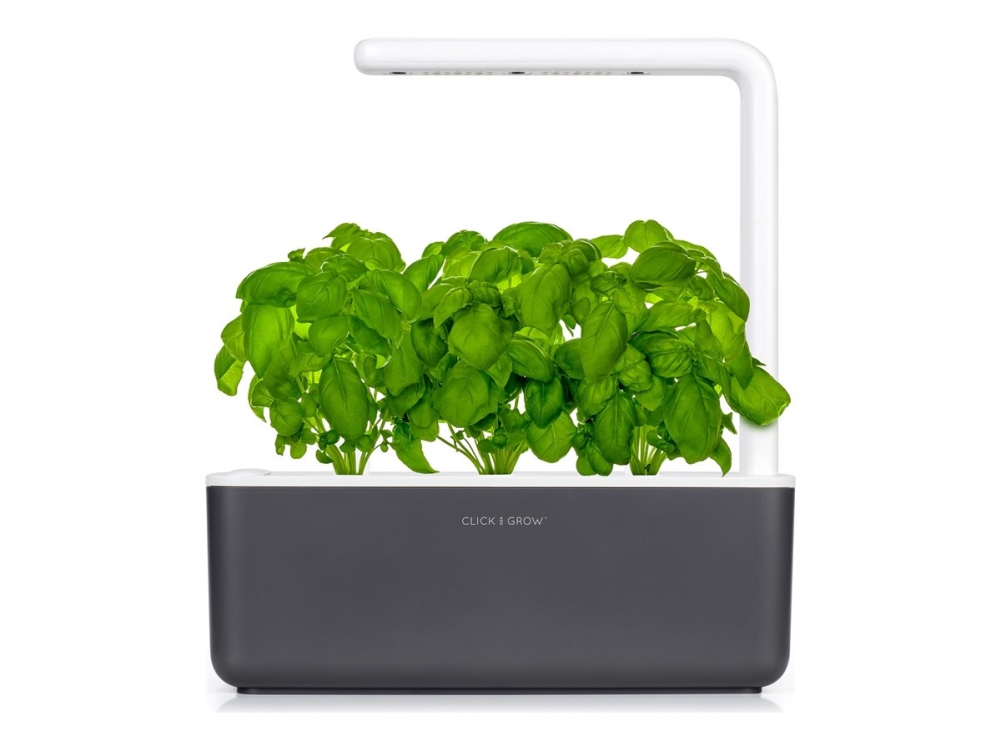 Click & Grow Smart Garden 3 - Smart plantepotte - 30 x 12 x 21 cm - grå