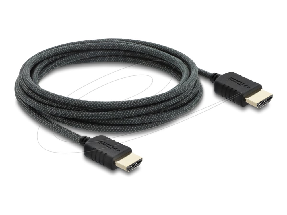 Delock - High Speed - Hdmi-Kabel - Hdmi-Stecker Auf Hdmi-Stecker - 3 M - Dreifach Geschirmtes Koaxialkabel - Schwarz - Unterstützung Von 8K60 Hz (768