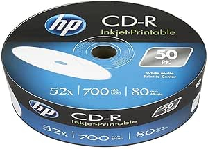 HP CRE00070WIP, 52x, CD-R, 700 MB, 50 kpl