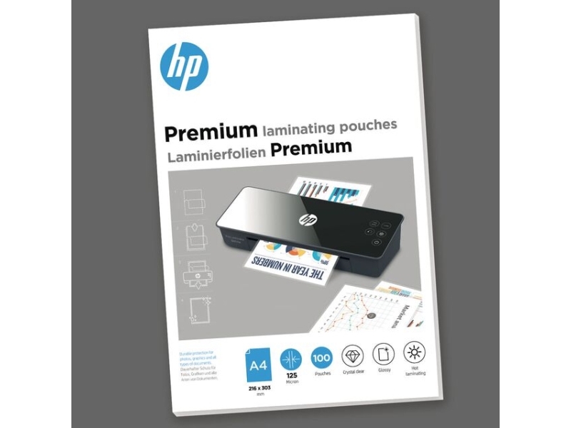 Hp 9124, Transparent, Blank, Din A4, 216 Mm X 303 Mm, Termisk, 0,08 Mm, 244 Mm