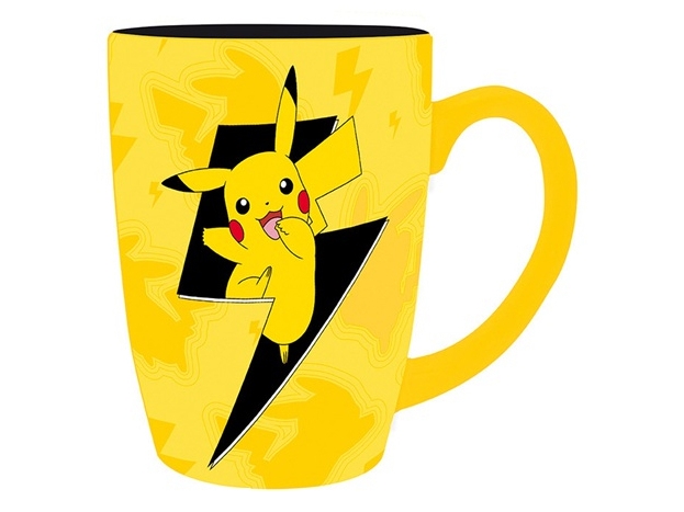 ABYstyle Pokémon, Yksi, 0,4 L, Muki, Universaali, musta, Keltainen, Kivimateriaali