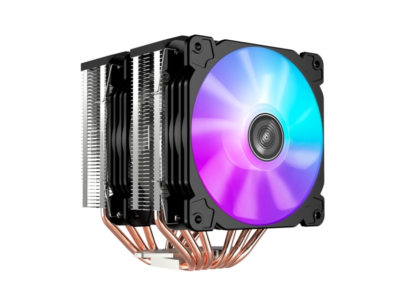 Jonsbo Cr-2100, Kühlkörper/Radiator, 12 Cm, 700 Rpm, 1500 Rpm, Schwarz