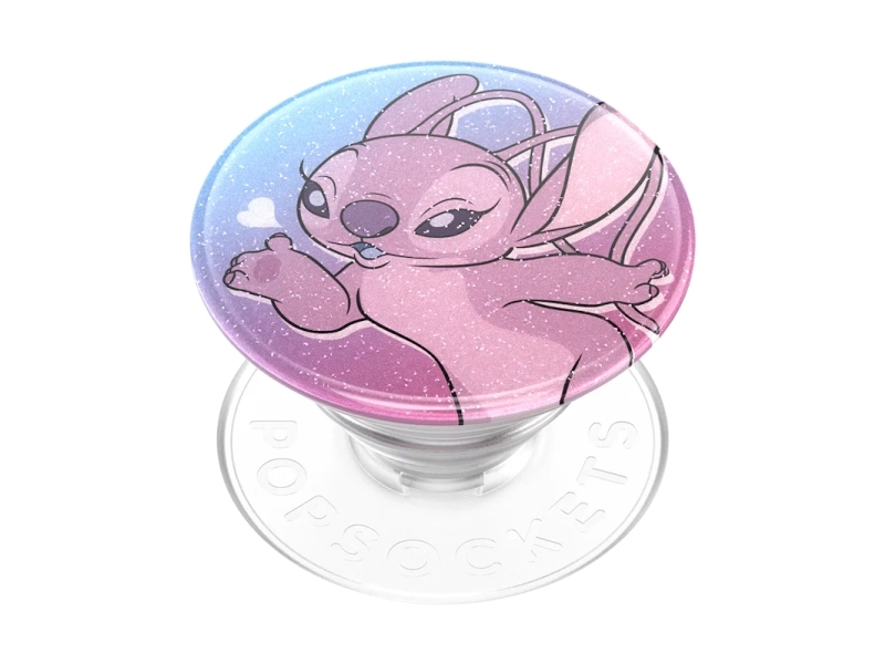Popsockets 113532, Griffigkeit, Pink, Cartoon-Muster, Glitter Angel Kisses, Apple, Iphone 17 Pro Max