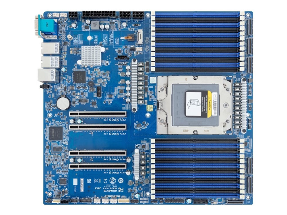 Gigabyte Mz33-Ar1 – 3.X – Mainboard – Extended Atx – Lga6096-Sockel – Usb 3.2 Gen 1 – 2 X 10-Gigabit-Lan – Onboard-Grafik