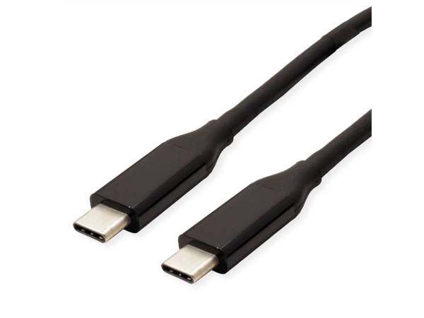 Value 11.99.9081, 0,8 M, Usb C, Usb C, Usb4 Gen 3X2, 40 Gbit/Sek., Sort