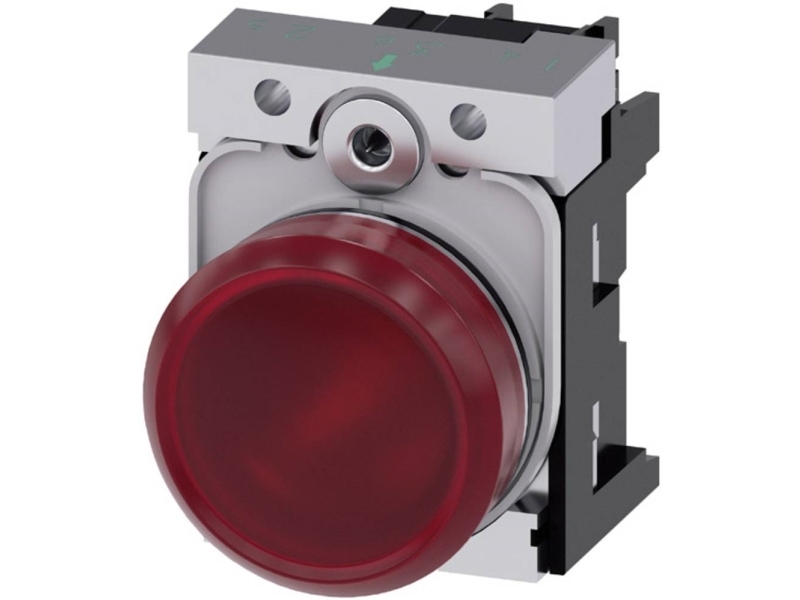 Siemens 3Su1152-6Aa20-1Aa0, Rød, Ip20, Ccc, Csa, Ul, Eac, Ce, 24 V, 2,2 Cm