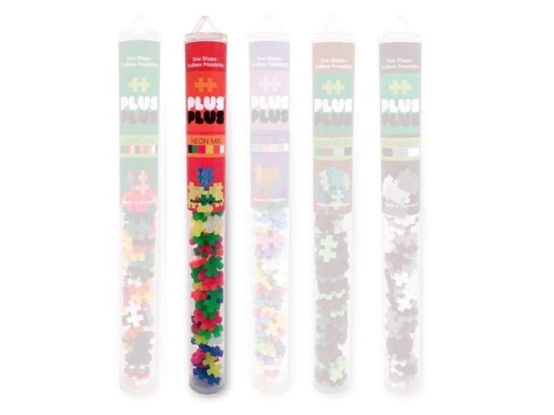 Plus-Plus Neon Mix / 100 pcs Tube