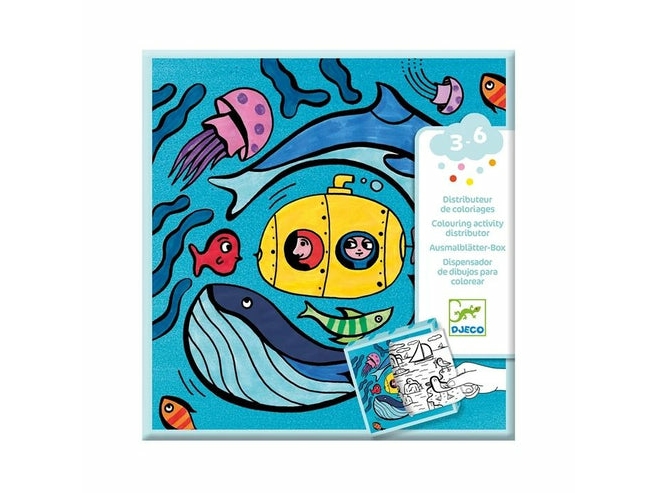 DJECO 5400051, Pojke/flicka, Bildsats att färglägga | Skola & Hobby - Festdekorera - Klistermärken | GameStuff