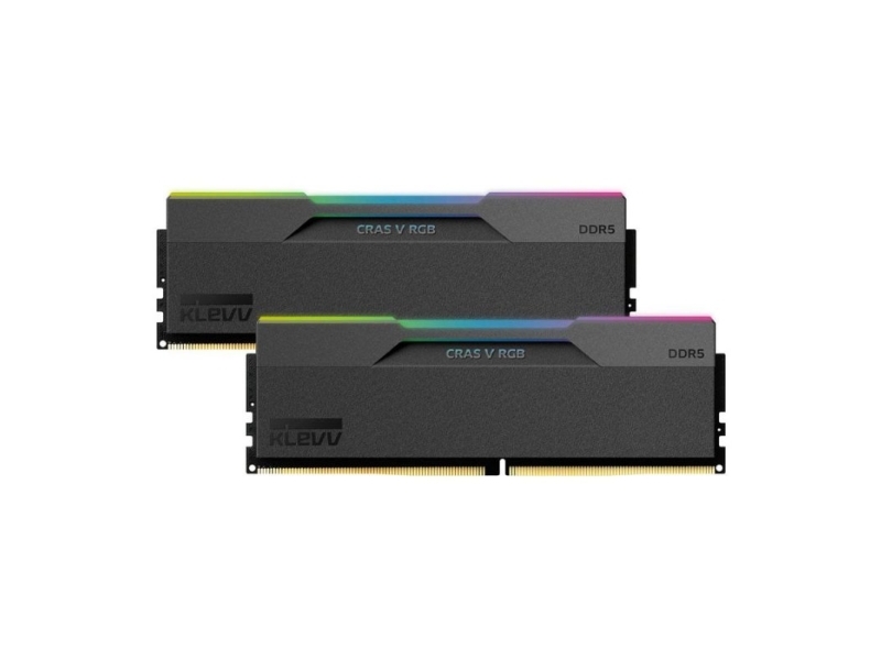 Klevv CRAS V 64GB (2x32GB) DDR5 Gaming RAM 6000MHz CL30 Memory Module Kit, 64 GB, 2 x 32 GB, DDR5, 6000 MHz, 288-pin DIMM