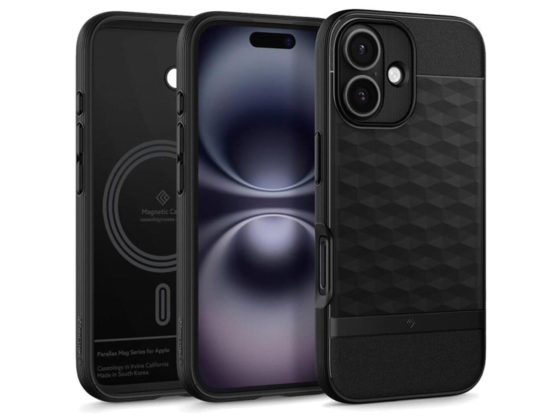 Caseology Parallax Mag, Cover, Apple, Iphone 16, 15,5 Cm (6.1"), Sort