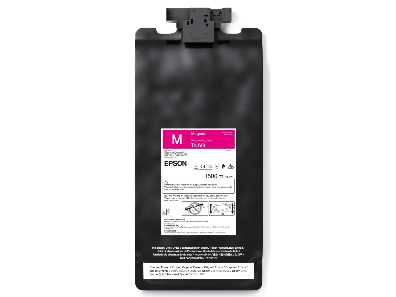 Epson Ultrachrome Gs3, Magenta, 1500 Ml, 1 Stück(E), Einzelpackung
