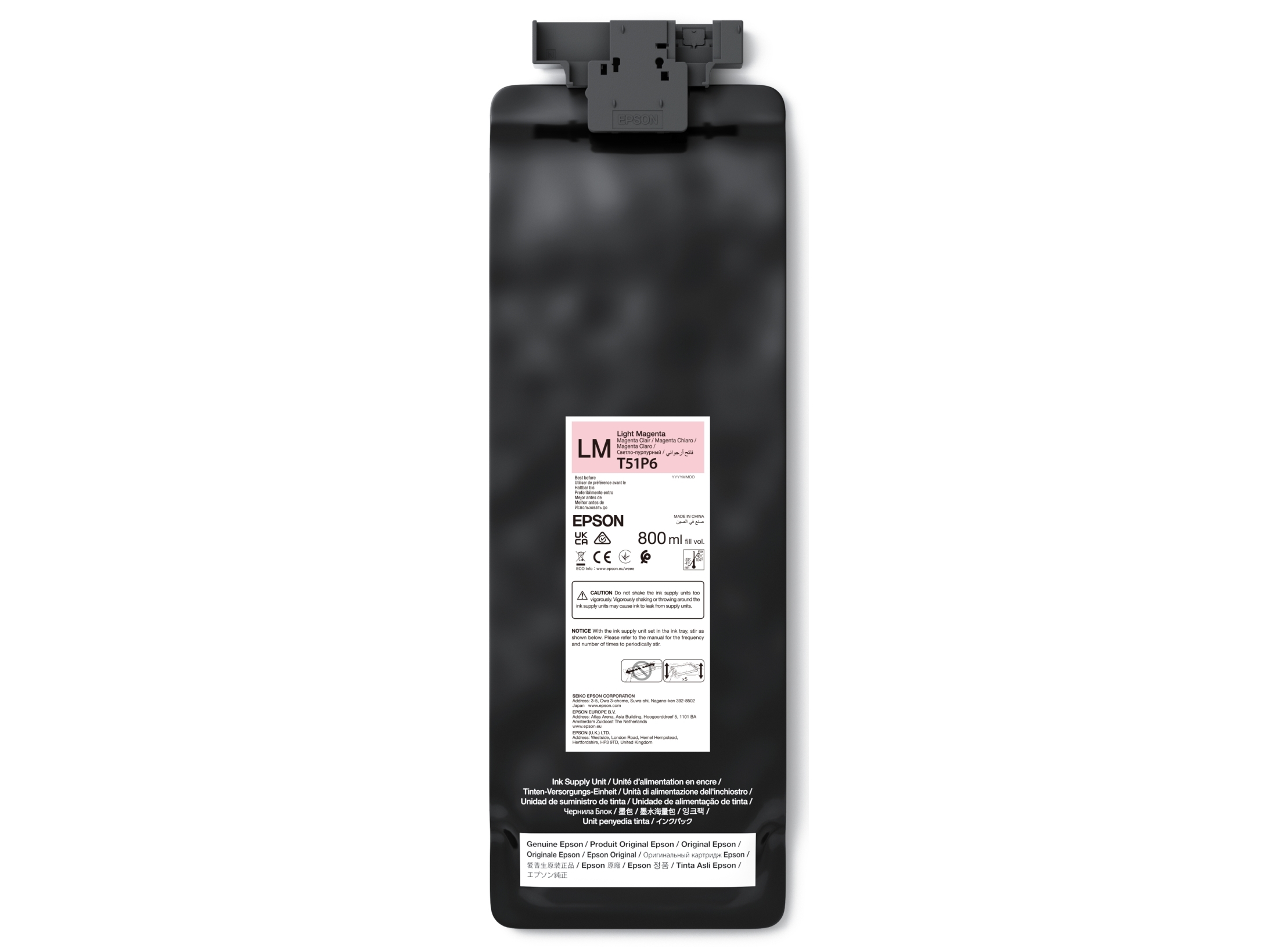 Epson Ultrachrome Gs3, Helle Magenta, 800 Ml, 1 Stück(E), Einzelpackung