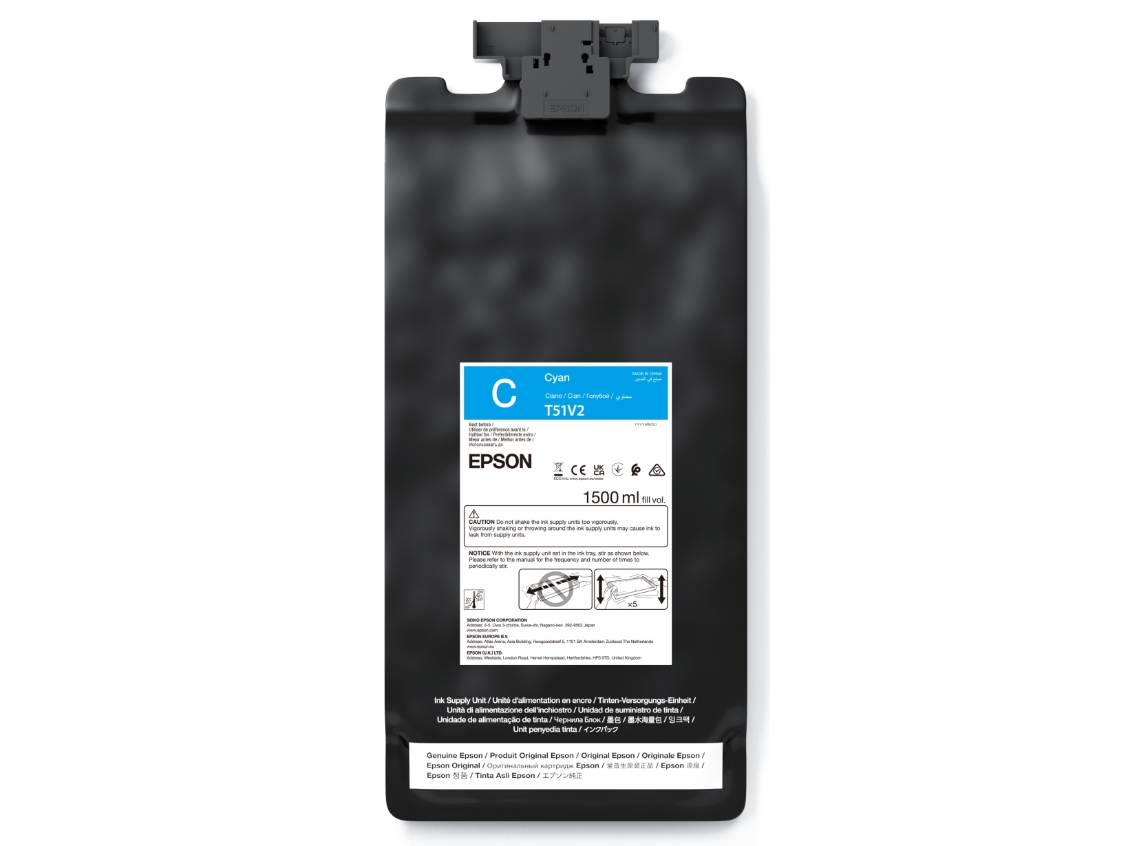 Epson Ultrachrome Gs3, Cyan, 1500 Ml, 1 Stück(E), Einzelpackung