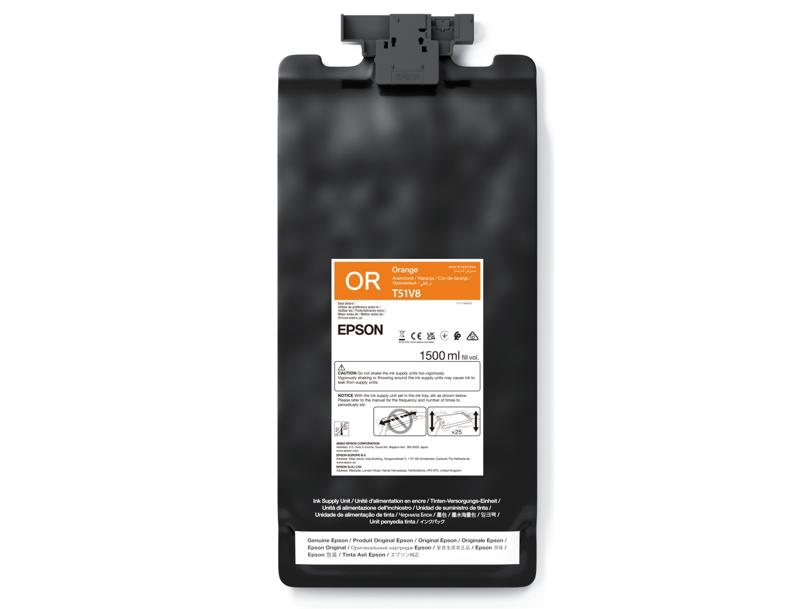 Epson Ultrachrome Gs3, Orange, 1500 Ml, 1 Stück(E), Einzelpackung