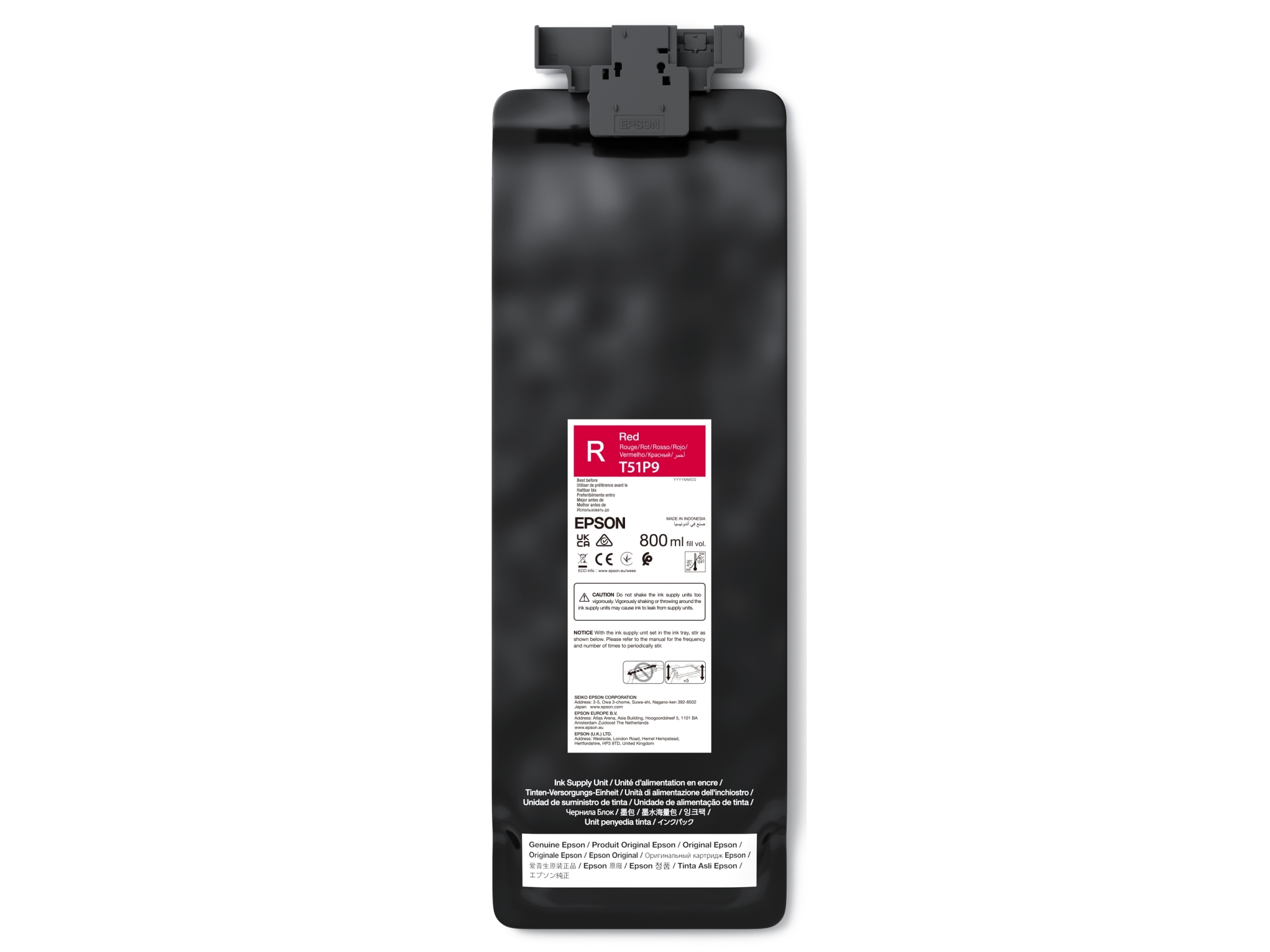 Epson Ultrachrome Gs3, Rot, 800 Ml, 1 Stück(E), Einzelpackung
