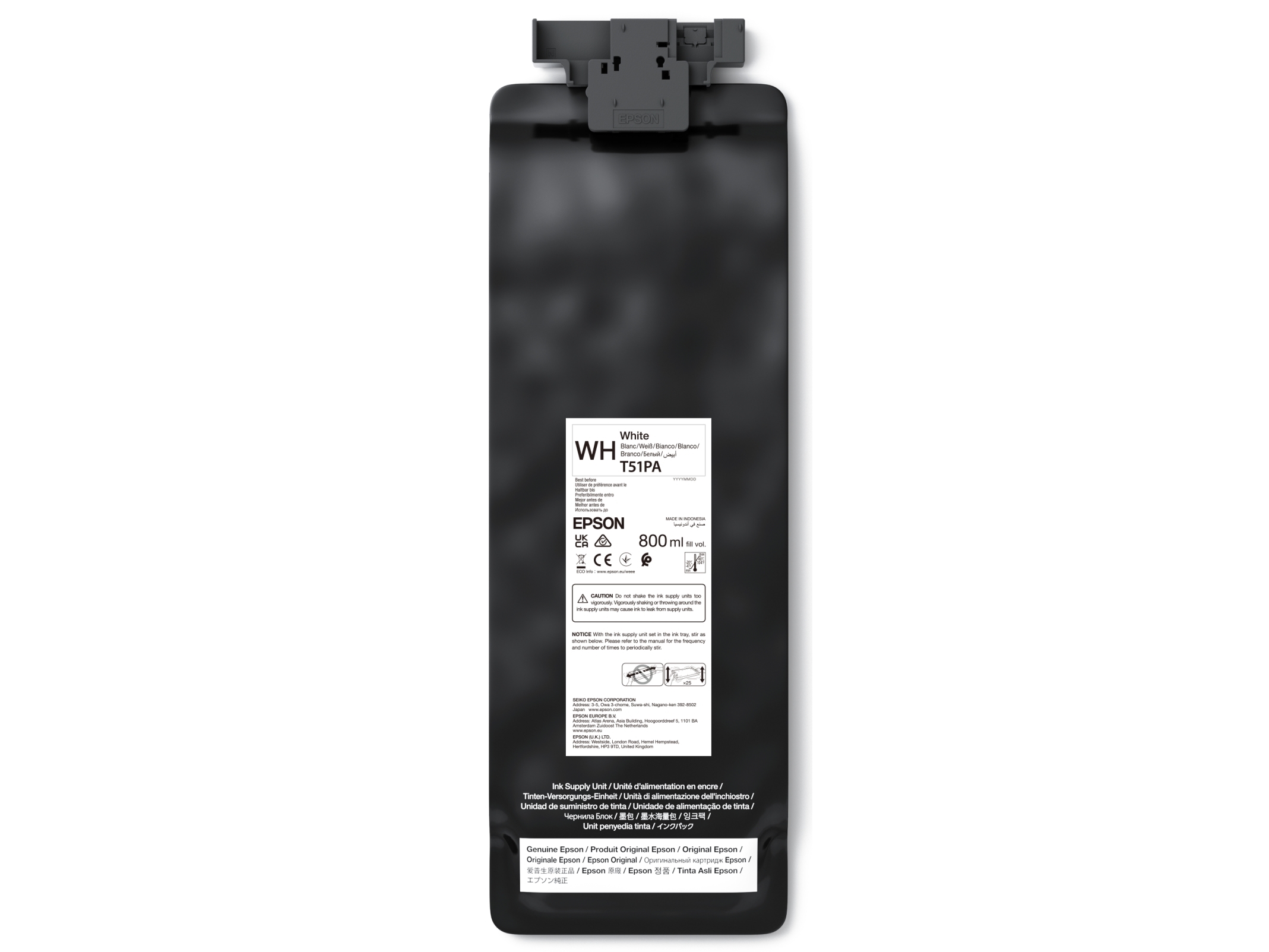 Epson Ultrachrome Gs3, Weiß, 800 Ml, 1 Stück(E), Einzelpackung
