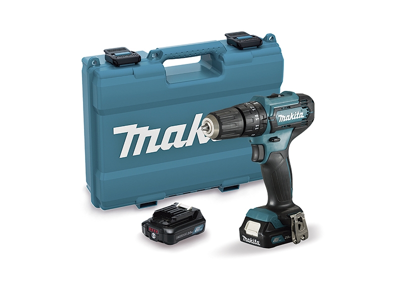 MAKITA 12v 30/14Nm 2x2.0Ah HP333DSAE slagborrmaskin/-drivmaskin