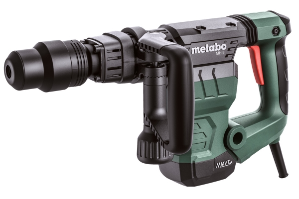 Metabo MH 5, SDS Max, Sort, Grøn, 7,1 J, 3000 bpm or slag i minuttet, 12,3 m/s², 1,5 m/s²