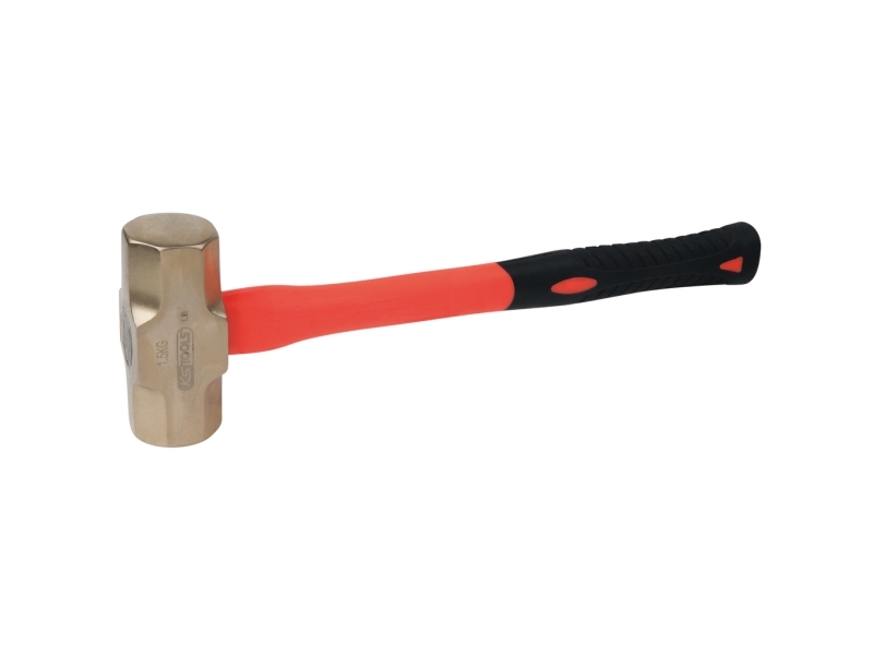 Ks Tools 963.2087, Forhammer, Aluminiumbronze, Glasfiber, 40 Cm, 2,05 Kg, 1,5 Kg