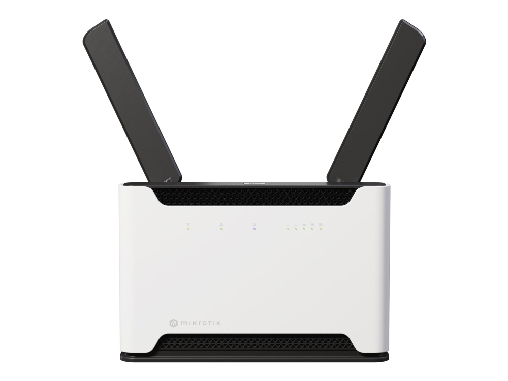 MikroTik Chateau 5G R17 ax - Trådløs router - WWAN 5-port switch - 1GbE, 2.5GbE, 5G, LTE - Wi-Fi 6 - Dual Band - 3G, 4G, 5G