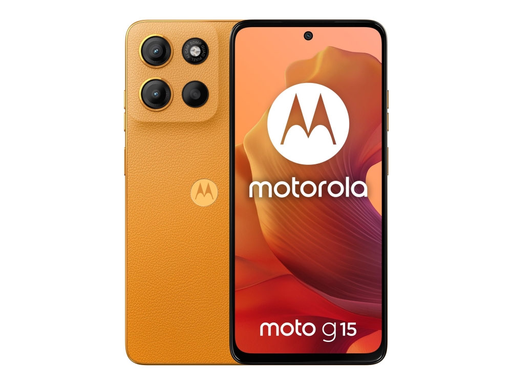 Motorola Moto G15 - 4G Smartphone - Dual-Sim - Ram 8 Gb / Intern Hukommelse 128 Gb - Microsd Slot - Lcd-Skærm - 6.72" - 2400 X 1080 Pixels (60 Hz) -