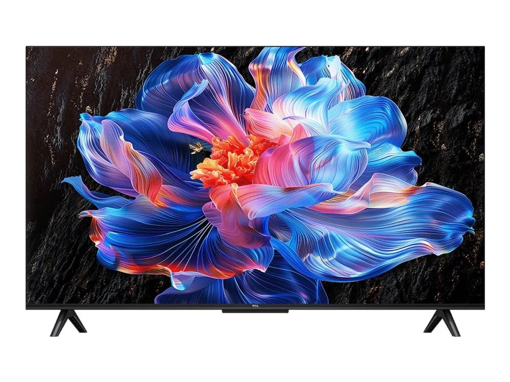 TCL 55P6K - 55 Diagonal klasse (54.5 til at se) - P6K Series LED-bagbelyst LCD TV - Smart TV - Google TV - 4K UHD (2160p) 3840 x 2160 - HDR - børstet aluminium billede