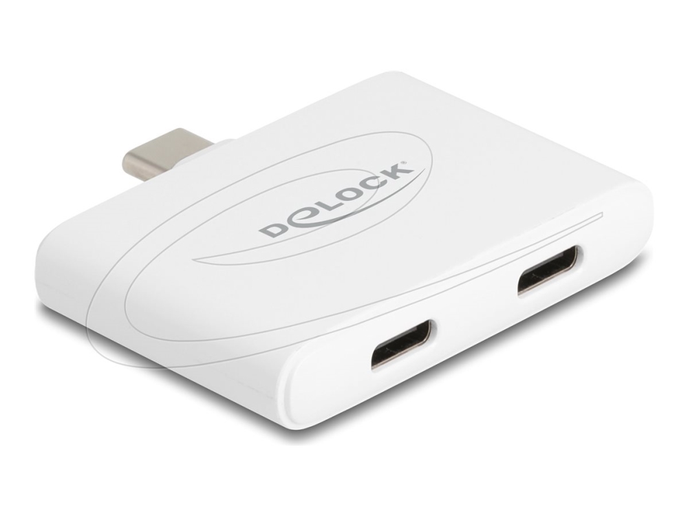 Delock Usb Type-C Adapter Zu Usb-C Daten 10 Gbps Und Video 4K 60 Hz + Usb Type-C Pd 92 W