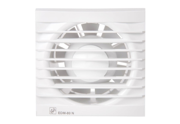 Thermex 200.34.0801.2, Wand, Badezimmer, Toilette, Weiß, Ip44, Klasse Ii, 80 M³/H