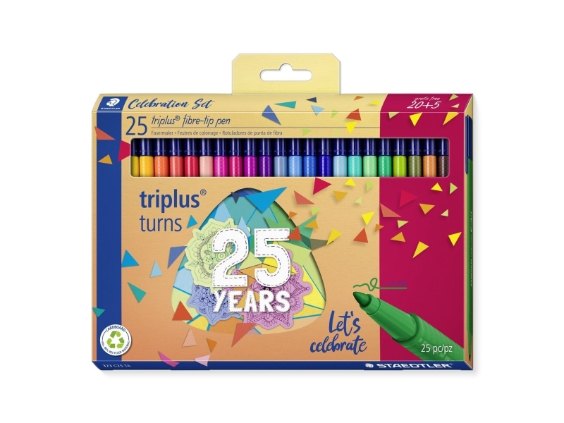 Staedtler triplus color 323, 25 styck | Skrivredskap - Fiberpennor & Fineliner - Fineliner | GameStuff