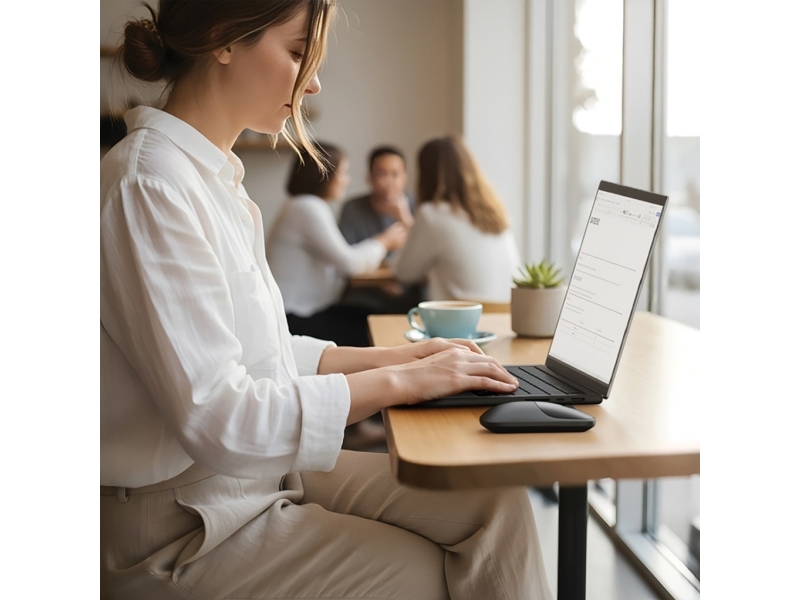 Satechi Slim EX Mouse - Langaton hiiri kahdelle laitteelle (musta)