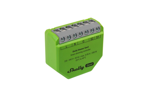 Shelly Dimmer Gen4 Smart-Dimmer Wi-Fi Zigbee Matter Bluetooth