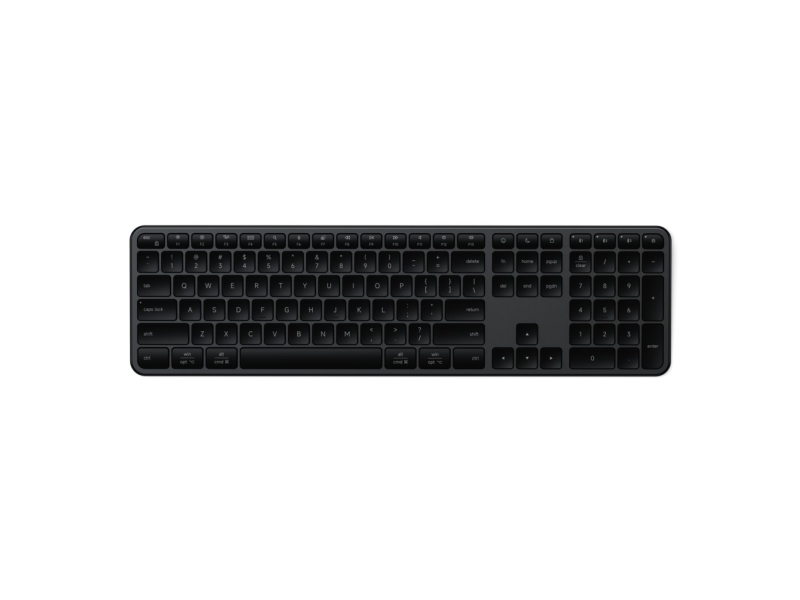 Satechi Ex3 Slim Trådløst Tastatur Nordic Layout - Space Black