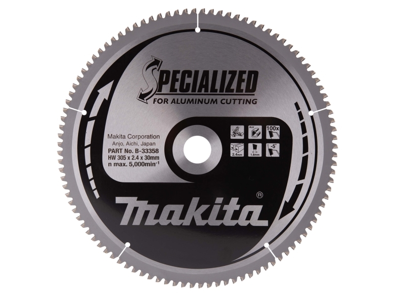 Makita Specialized - Rundsavsklinge - For Aluminium - 305 Mm - 100 Tænder