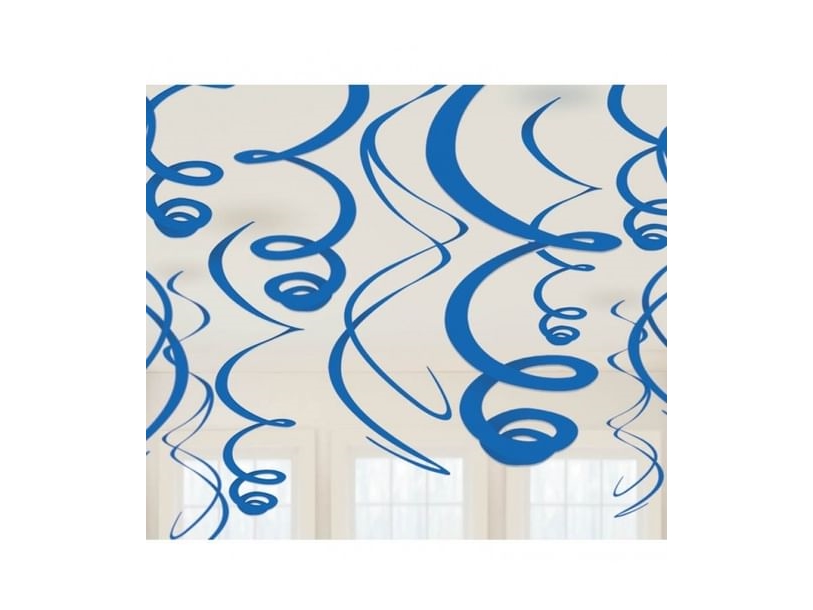 Blaue Spiralen