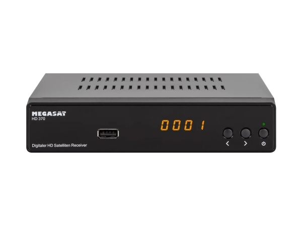 Megasat HD 370, AAC-LC, DVB-S, DVB-S2, 576i, 1080p, 100-240 V, 50/60 Hz, 12 W