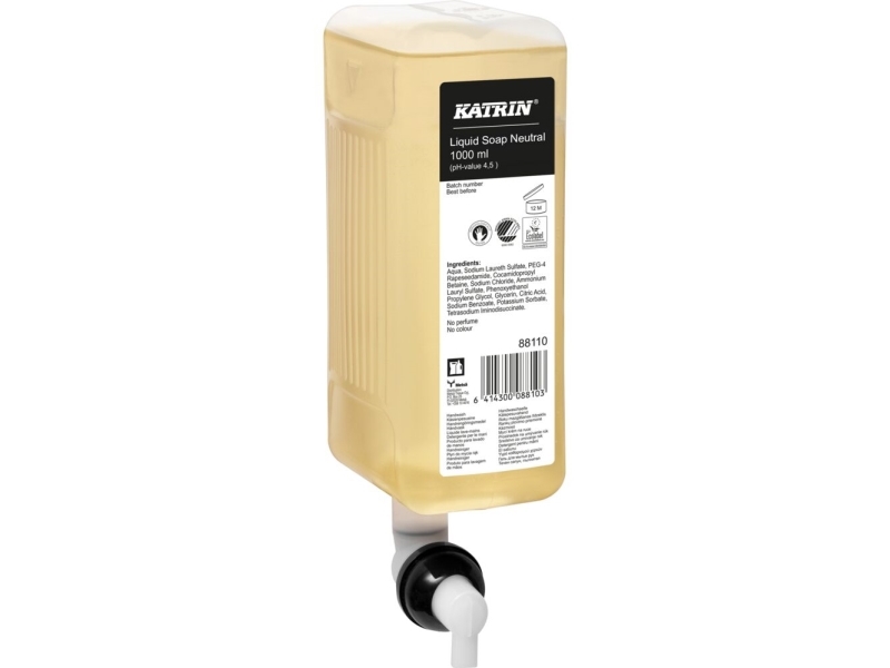 Håndsæbe, Neutral, 1000 Ml, Uden Farve Og Parfume, Flydende,0 - (6 Stk.)