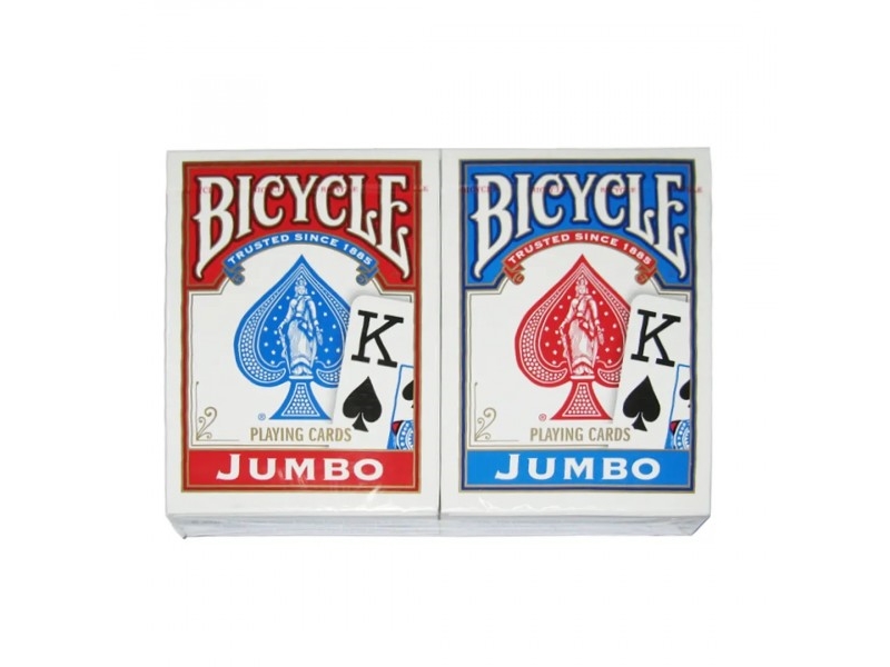 Bicycle Jumbo Blister Pack 2 kortų kaladės (Mėlynos ir raudonos)