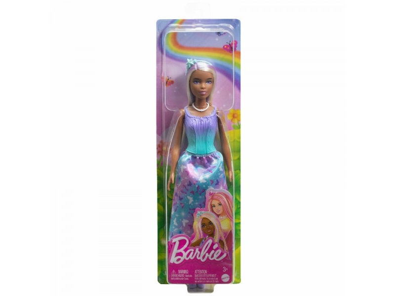 Barbie Prinsessedukke Blå Og Lilla Outfit